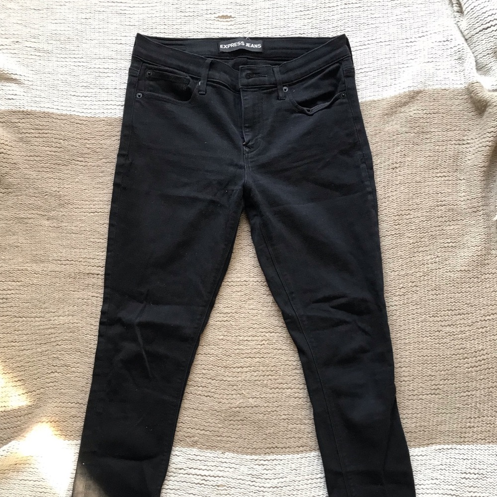 EXPRESS • black jeans, skinny